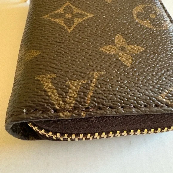 Fashion Monogram Canvas Credit Card holder wallet in Brown. - Picture 2 of 3